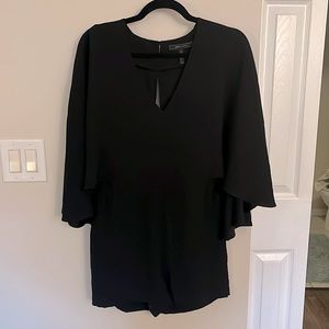 BCBGMAXAZRIA Cape Romper